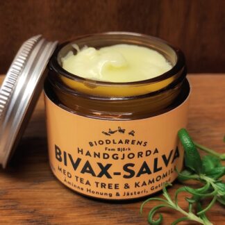 Bivaxsalva med tea tree och kamomill
